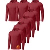 7 Pack: 7pcs Burgundy