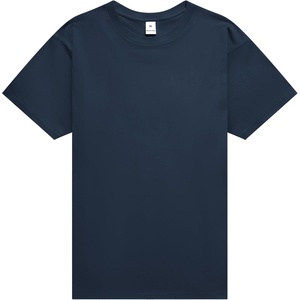 ZITY Men’s T-Shirts Cotton Crew Neck T Shirts for Men Short Sleeve Basic Undershirts Soft Casual Breathable Summer Tees(Dark Blue)