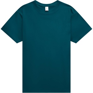 ZITY Men’s T-Shirts Cotton Crew Neck T Shirts for Men Short Sleeve Basic Undershirts Soft Casual Breathable Summer Tees(Dark Teal Blue)