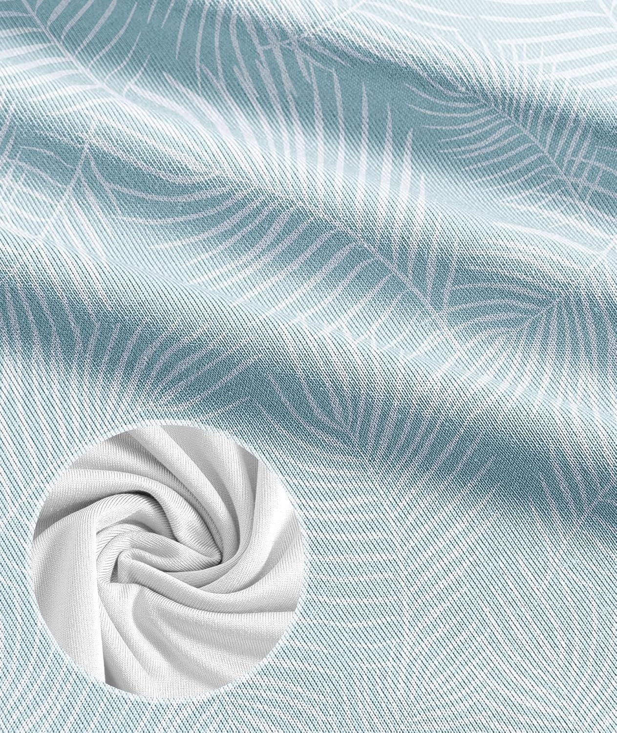 image:imageZITY Mens Golf Polo Shirts Short Sleeve Print Patterns Moisture WickingPalm Leaf