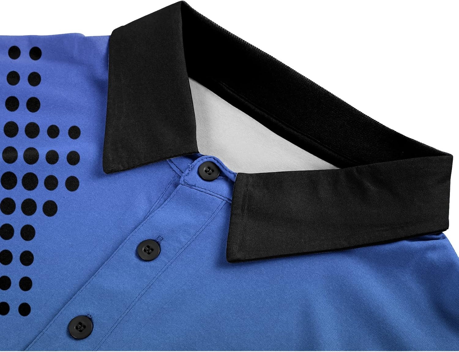 image:imageZITY Mens Golf Shirts Short Sleeve Print Moisture Wicking Polo ShirtNavy