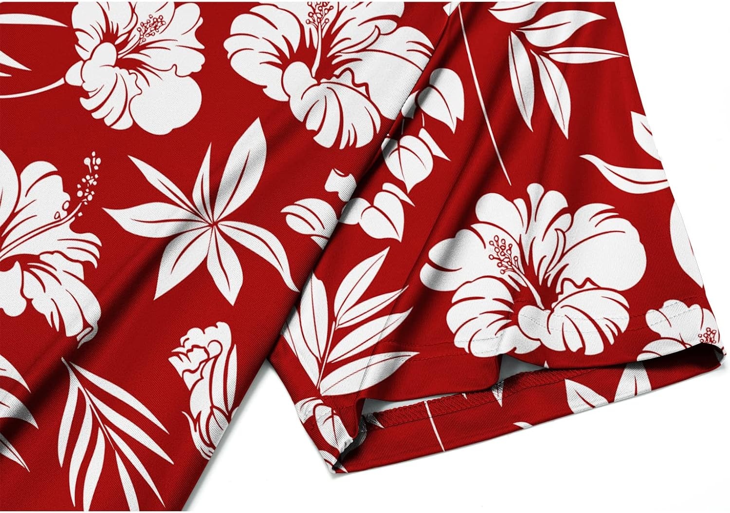 image:imageZITY Mens Golf Shirts Short Sleeve Print Moisture Wicking Polo ShirtRed Flower