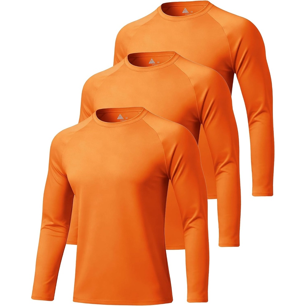 image:imageZITY Long Sleeve Shirts for Men UPF 50 Moisture Wicking Workout3 Pack27