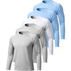 5 Pack-light Blue*2/White/Light Grey*2