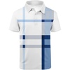 White Blue Stripes