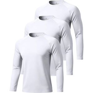 ZITY Long Sleeve Shirts for Men UPF 50+ Moisture Wicking Workout(3 Pack-28)