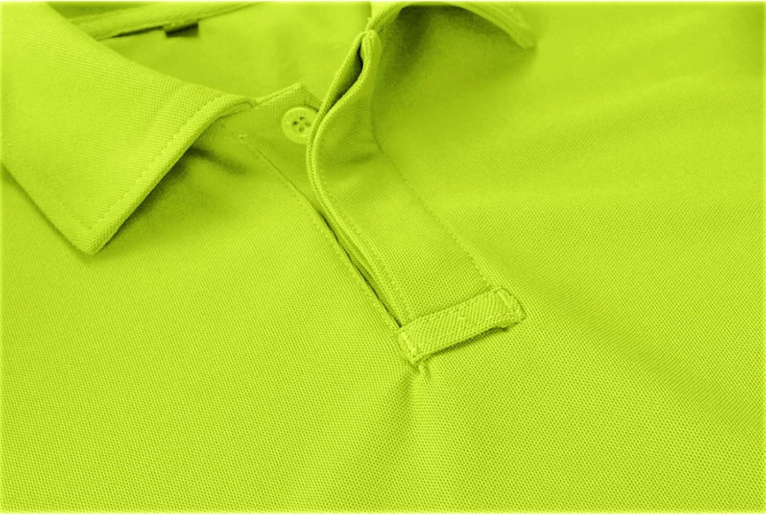 image:imageZITY Mens Polo Shirt Short Sleeve Moisture Wicking Athletic Golf PolosLemon Green