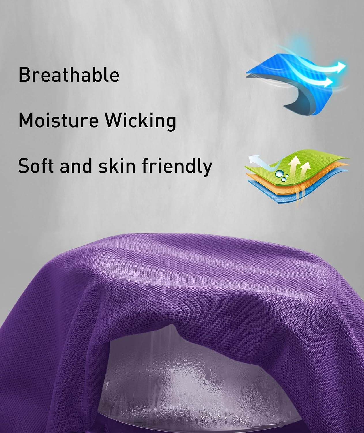 image:imageZITY Mens Polo Shirt Short Sleeve Moisture Wicking Athletic Golf PolosViolet