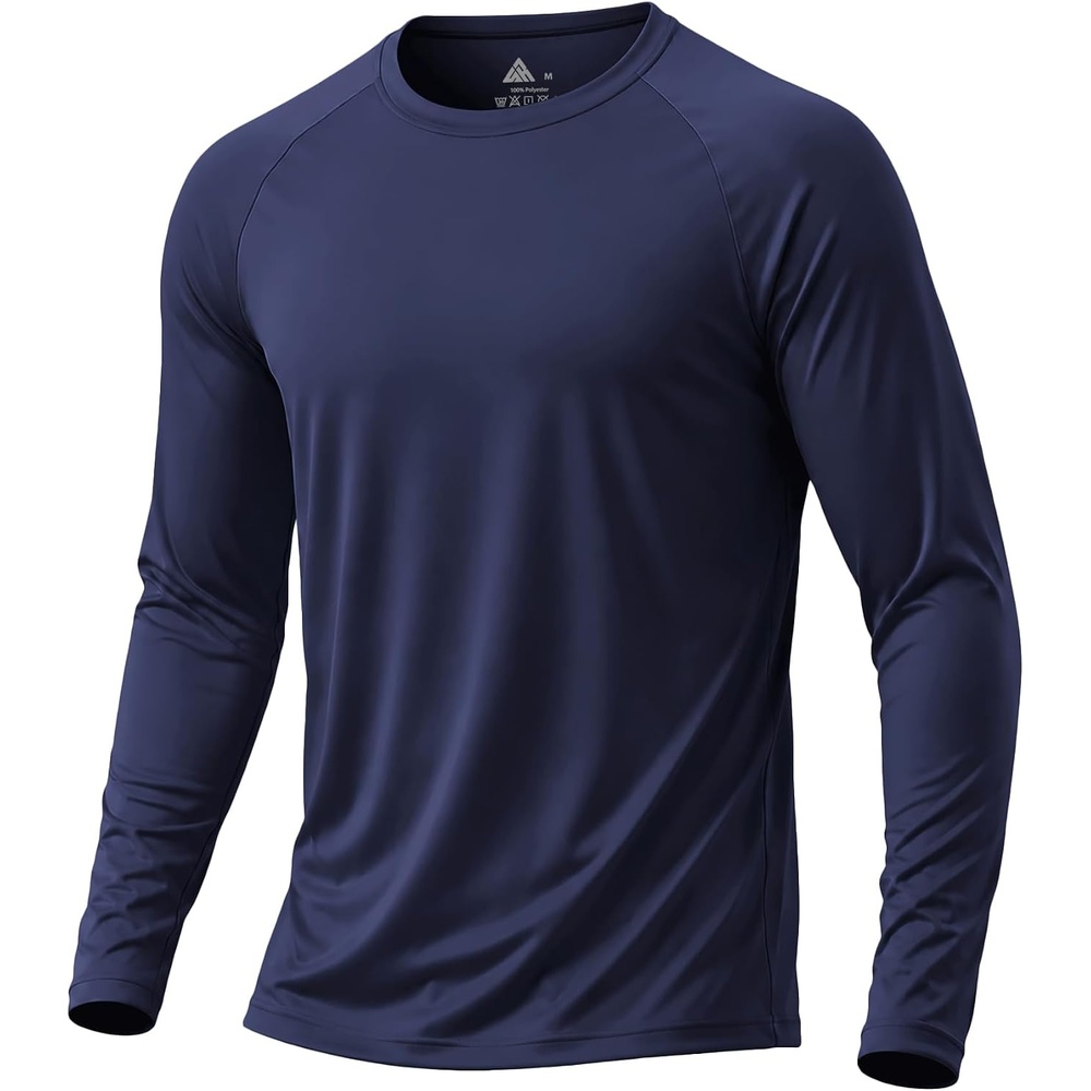image:imageLong Sleeve Shirts for Men Sun Protection Dark Blue