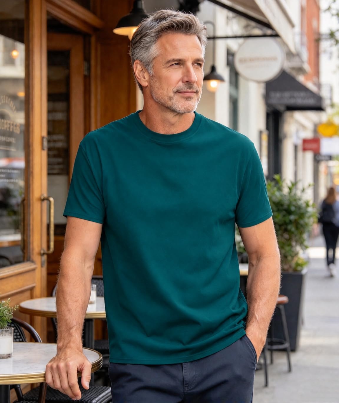 image:imageZITY 7 Pack Mens Cotton T Shirts Short Sleeve Tshirts for Men Crew Neck Basic Tee Summer Casual Shirts Multipack7 Packblack Dark Grey Grey Wine Red Blue Green Dark Teal Blue