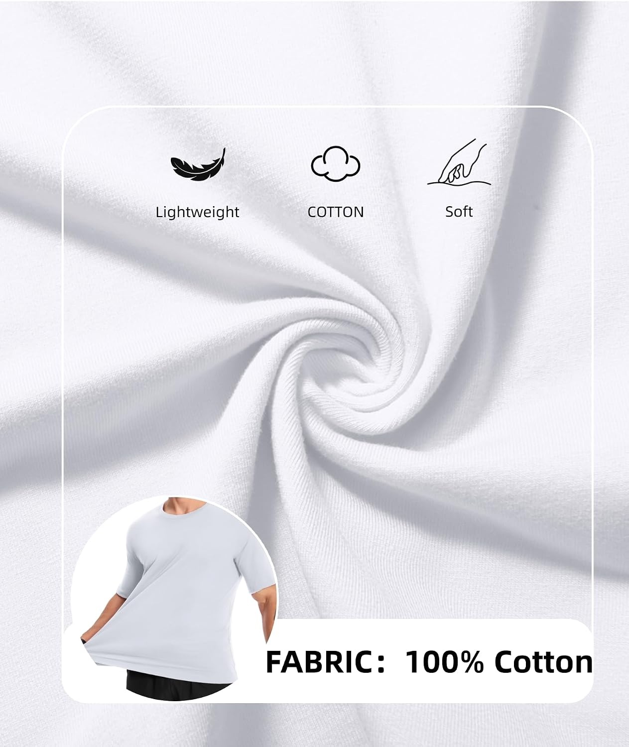 image:imageZITY 7 Pack Mens Cotton T Shirts Short Sleeve Tshirts for Men Crew Neck Basic Tee Summer Casual Shirts Multipack7 Packwine Red Sky Blue Grey White Navy Green Black