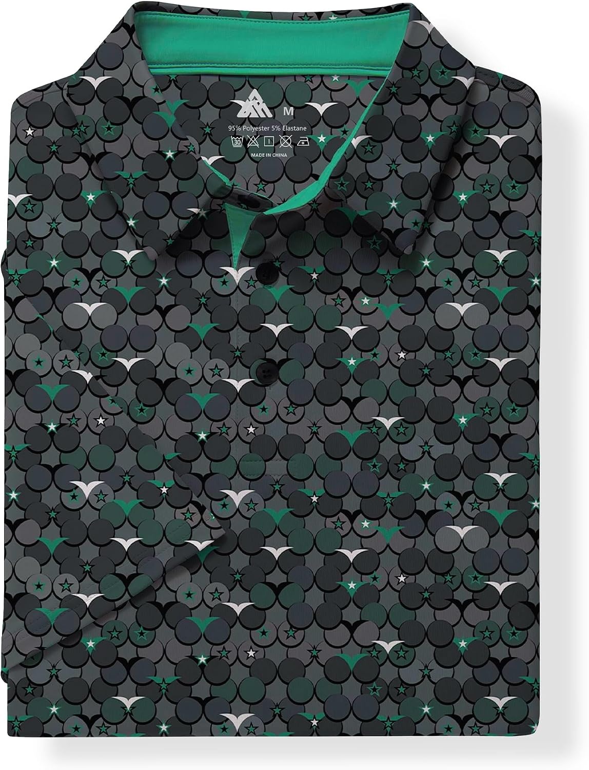 image:imageZITY Mens Golf Polo Shirts Short Sleeve UPF 50 Moisture Wicking TshirtForest Green
