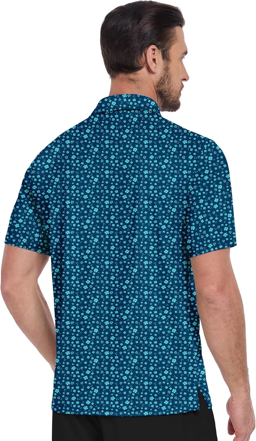 image:imageZITY Mens Golf Shirt Short Sleeve UPF 50 Athletic Casual Collared PoloLegion Blue