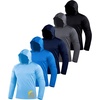 Lightblue/Azure/Darkblue/Gray/Black