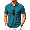 Dark Blue Green Striped