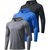 3 Pack Heather-black / Light Grey / Royal Blue