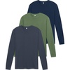 Grey/Navy/Army Green