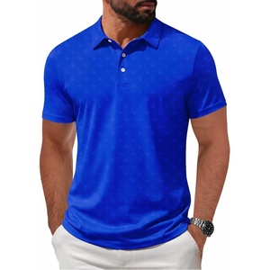 ZITY Mens Golf Shirt Short Sleeve UPF 50+ Athletic Casual Collared Polo(Royal Blue)