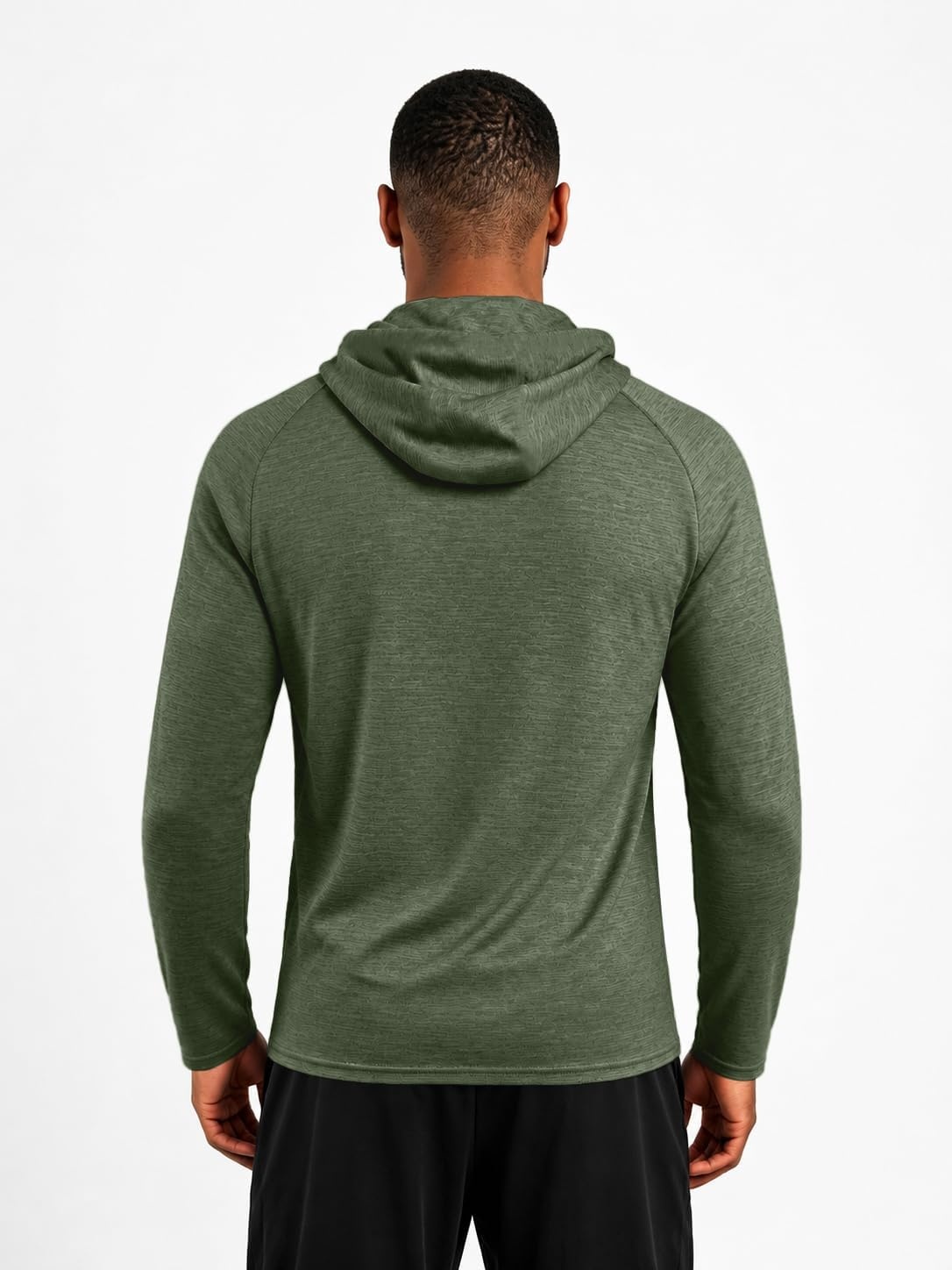 image:image57 Pack Mens Sun Hoodie Lightweight Workout Pollover Athletic Shirts5 Pack Heather Army Greenroyal Bluenavy Bluelight Grayblack