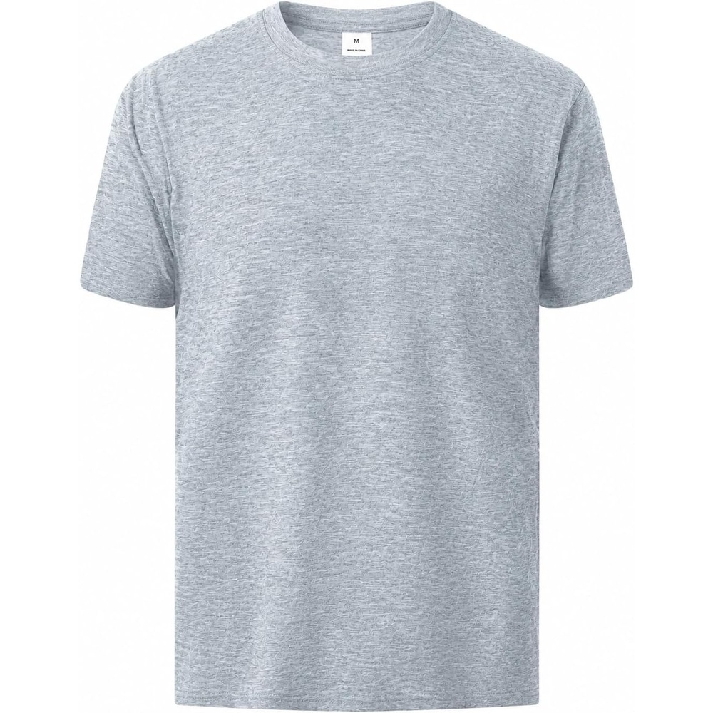 image:imageZITY Mens TShirts Cotton Crew Neck T Shirts for Men Short Sleeve Basic Undershirts Soft Casual Breathable Summer TeesLight Grey