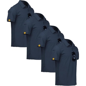 ZITY Golf Polo Shirts for Men Moisture Wicking Short Sleeve Athletic Tshirt(Navy)